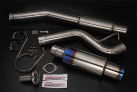 EXPREME Ti Titanium CAT Straight Pipe for NISSAN TYPE A － TOMEI 