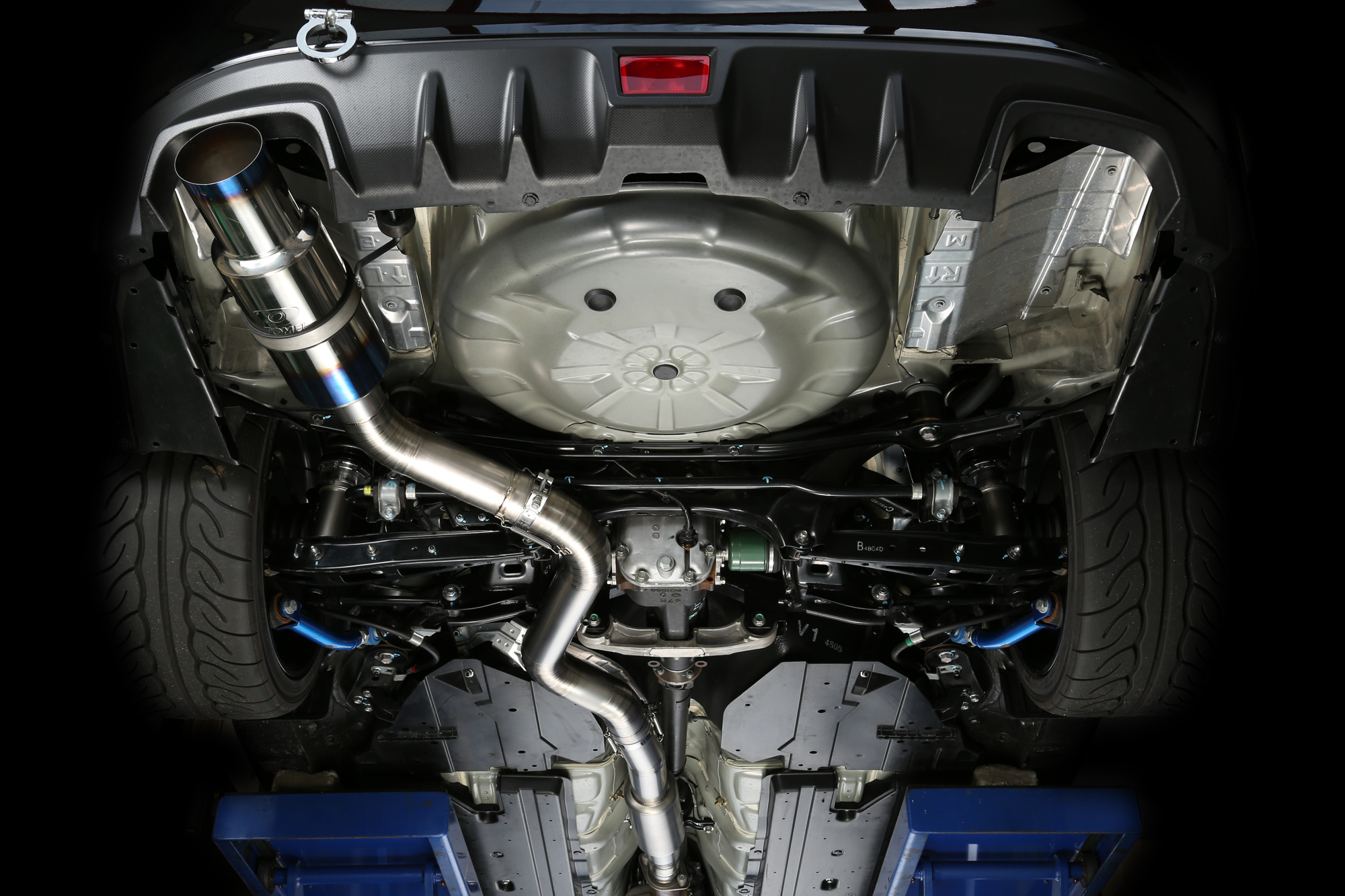 EXPREME Ti TITANIUM MUFFLER for WRX / FORESTER － TOMEI POWERED