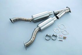 Ti RACING TITANIUM MUFFLER for Z33/350Z － TOMEI POWERED INC 