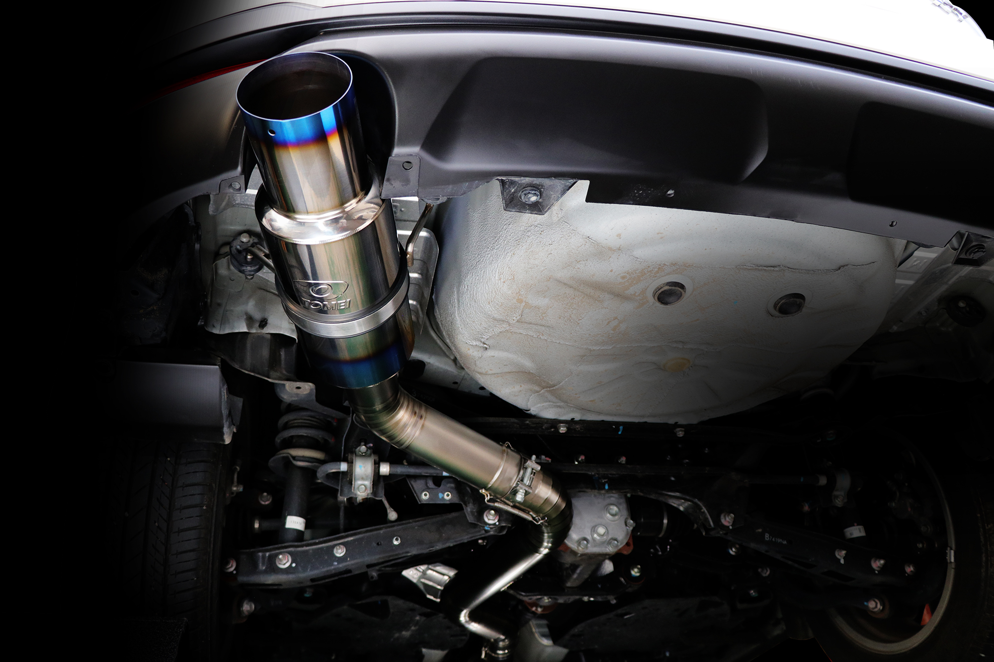 EXPREME Ti TITANIUM MUFFLER for WRX / FORESTER － TOMEI POWERED