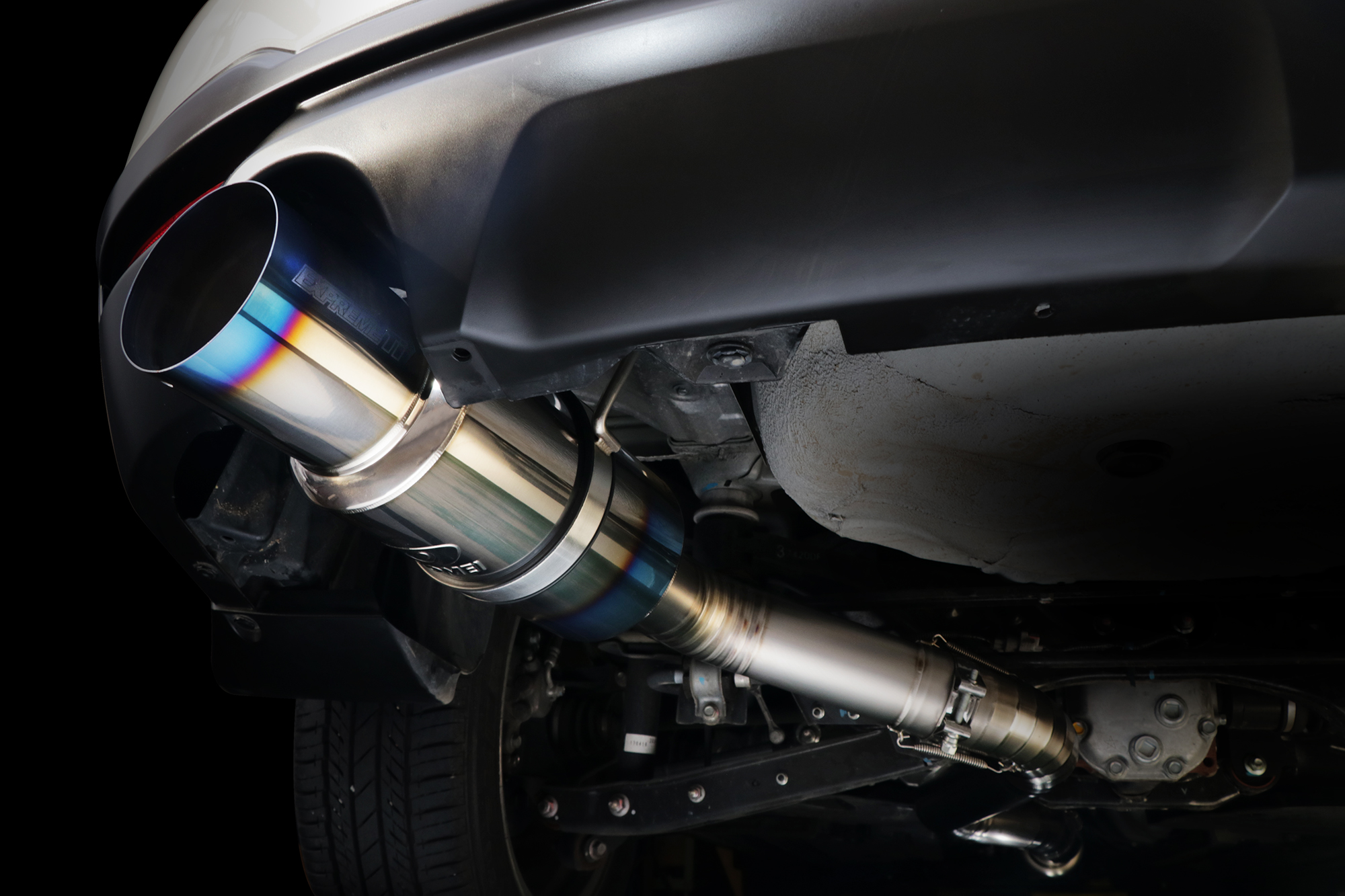 EXPREME Ti TITANIUM MUFFLER for WRX / FORESTER － TOMEI POWERED 